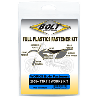 PLASTIC FASTENER KIT TT-R110,  2008 ONWARDS WORKS KIT