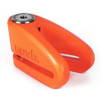 KOVIX KV2 DISC LOCK ORANGE,14mm PIN WITH REMINDER CABLE
