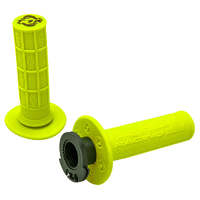 DEFY MX HOLE SHOT LOCK ON GRIPS YELLOW 125cc UPWARDS 2 & 4st CAMS